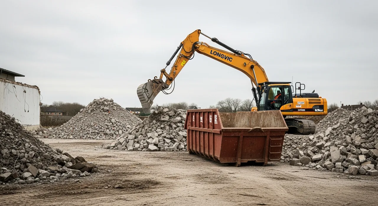 Démolition d'une annexe et évacuation des gravats à Longvic